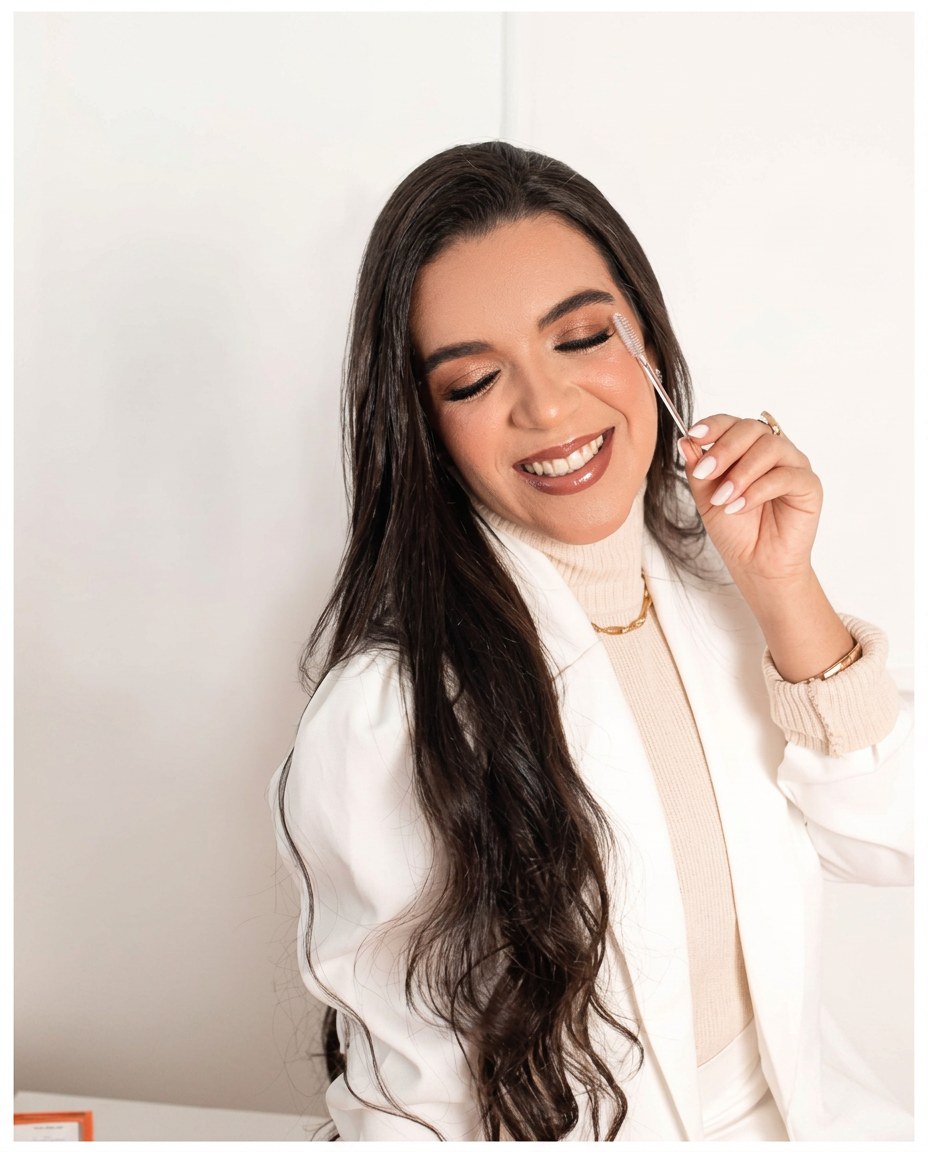 Trabalho de extensão de cílios de Laura Lash Designer em João Pessoa